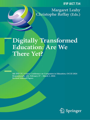 cover image of Digitally Transformed Education